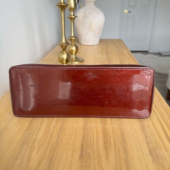 ✅AUTHENTIC✅ LOUIS VUITTON WILSHIRE PM BORDEAUX VERNIS - Picture 8 of 15